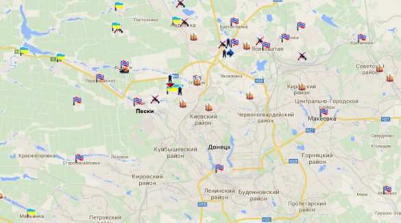Сводка последних военных событий в Новороссии (карты) Сводка последних военных событий в Новороссии (карты) | Русская весна