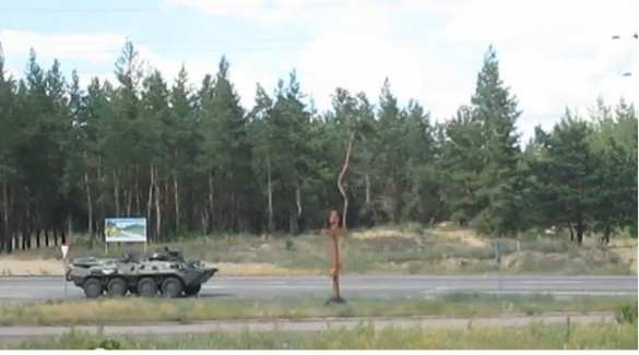 Две колонны военной техники двинулись на Луганск из Счастья (видео) | Русская весна