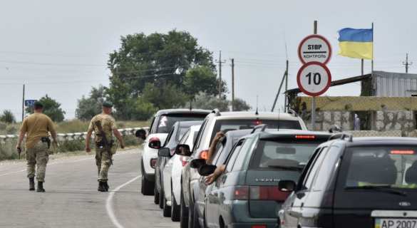 Украина установила «памятный знак» на границе с Крымом (ФОТО) | Русская весна