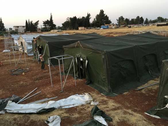 Полевой лагерь российских военных разбит в сирийской Хаме — репортаж «Русской Весны» (ФОТО) | Русская весна