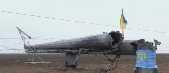 Сторонники блокады Крыма продолжают препятствовать восстановлению ЛЭП (ВИДЕО) | Русская весна