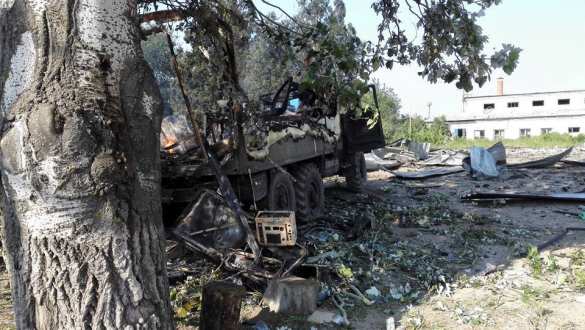 Ад под Горловкой: взорван штаб 34-го батальона, уничтожен склад БК, сожжена техника (ФОТО) | Русская весна