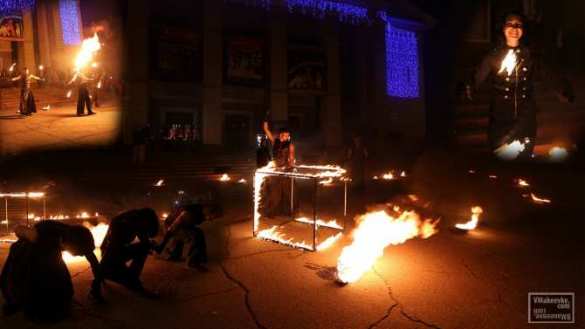 В Макеевке сожгли бандеровскую нечисть (видео) | Русская весна