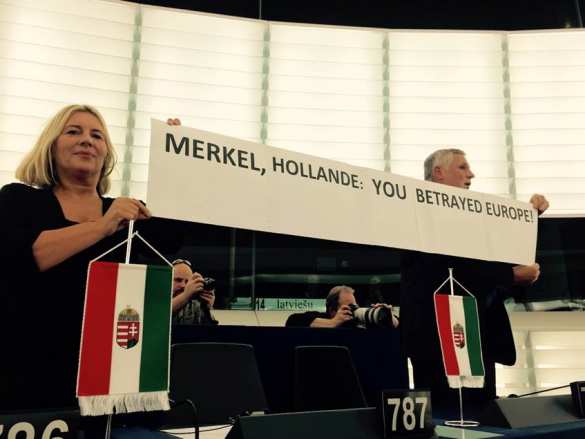 Скандал в Европарламенте: «Меркель, Олланд, вы предали Европу!» — депутаты ЕП (ФОТО) | Русская весна