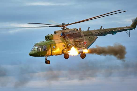 «Эффектно!» — Минобороны показало бомбардировку с вертолётов (ВИДЕО) | Русская весна