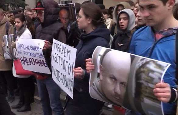 Москвичи вышли на митинг памяти убитого журналиста Бузины (+ВИДЕО) | Русская весна