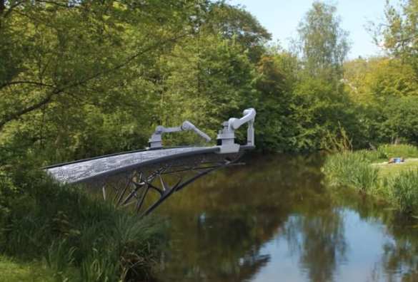 В Амстердаме роботы построят мост, напечатанный на 3D-принтере (ВИДЕО) | Русская весна