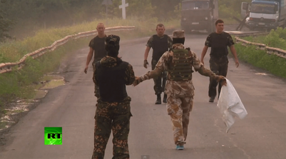 Austausch von Gefallen bei den Kämpfen um Lugansk (Video) | Русская весна