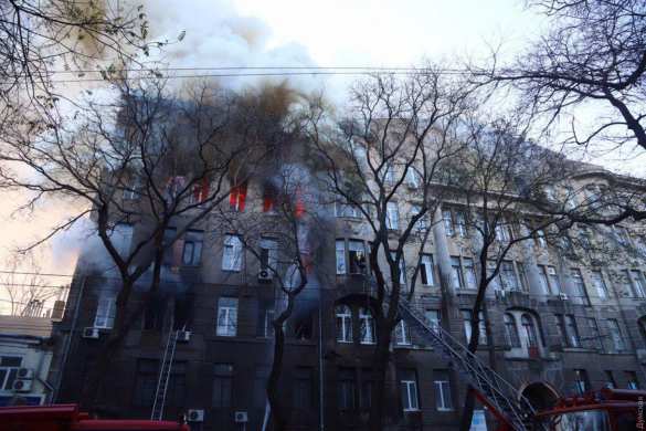 Полная деградация: Почему загорелся одесский колледж (ФОТО, ВИДЕО) | Русская весна