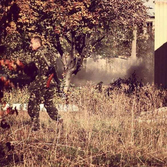 Никишино — линия фронта у Дебальцевского котла (фото/видео) | Русская весна