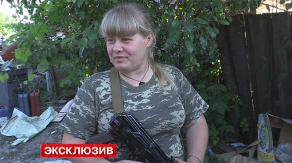 Ополченки с казаками защищают поселок Сокольники в ЛНР (ВИДЕО) | Русская весна