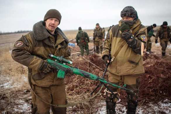 Войска ДНР на боевых позициях под Дебальцево (ВИДЕО) | Русская весна