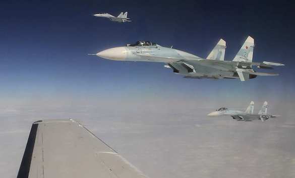 Российский Су-27 перехватил американский самолёт-разведчик над Балтикой (ВИДЕО) | Русская весна