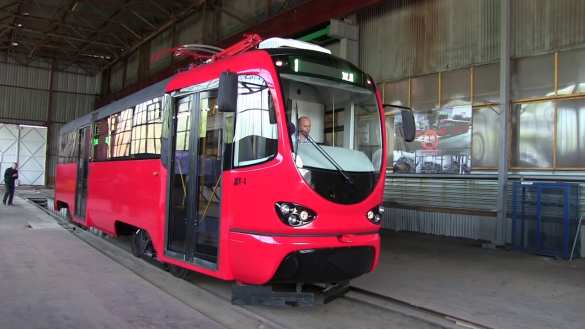 В Донецке презентовали трамвай производства ДНР (ФОТО, ВИДЕО) | Русская весна