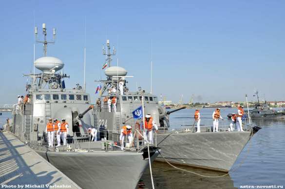 Военные корабли Ирана сегодня утром прибудут в Астрахань | Русская весна