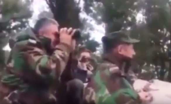 Сеть «взрывает» видео русских офицеров, наблюдающих за битвой за Сальму в Латакии (ВИДЕО) | Русская весна
