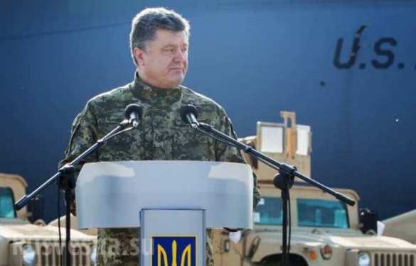 In der Nähe von Lwiw das neue ukrainisch-amerikanische &quot;Heer&quot; geboren werde, so Poroschenko | Русская весна