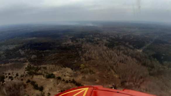 В Чернобыльской зоне вновь начинается пожар (ФОТО) | Русская весна