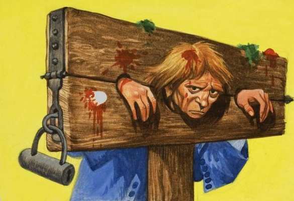 «Буду стоять, пока не сдохну»: «атошник» приковал себя к столбу у Минобороны (ФОТО) | Русская весна