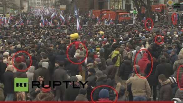 На марше оппозиции в Москве замечены провокаторы-организаторы, которые контролируют действия толпы (ФОТО) | Русская весна