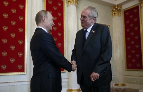 Приятно, что в Европе еще остались независимые политики, — Путин на встрече с президентом Чехии | Русская весна