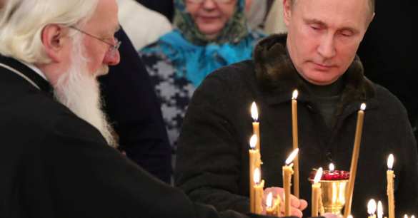 Путин принял участие в рождественском богослужении | Русская весна