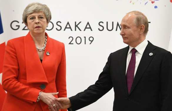 На встрече с Путиным Мэй рассказала о «подлом поступке России» (ФОТО, ВИДЕО) | Русская весна