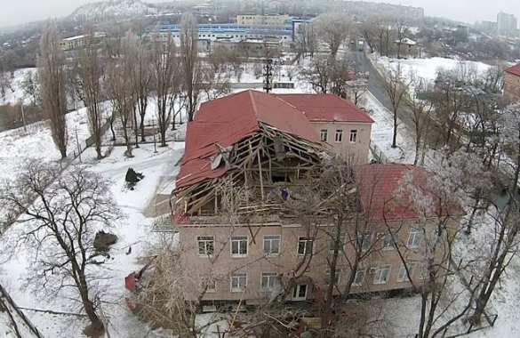 Вид с квадрокоптера: последствия обстрела востока Донецка (ВИДЕО) | Русская весна