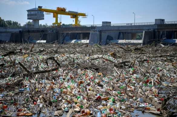 Венгры чистят реку от мусора из Украины (ВИДЕО) | Русская весна