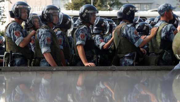 Росгвардейцам поступают угрозы после несанкционированных акций | Русская весна