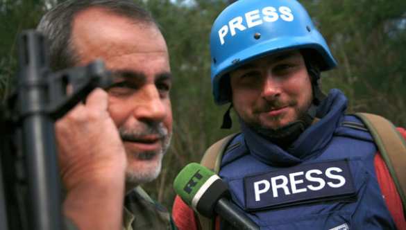 Российские журналисты, попавшие под обстрел в Сирии, вернулись домой (ВИДЕО) | Русская весна