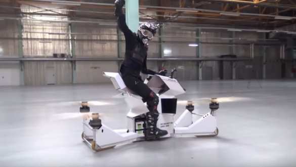 Полиция Дубая испытала российский летающий мотоцикл (ВИДЕО) | Русская весна