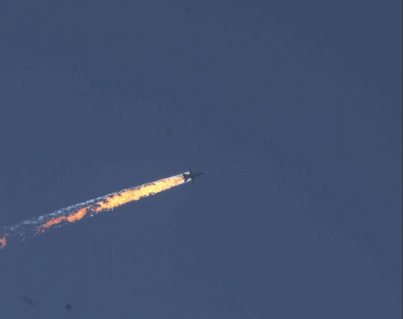 Турецкие военные показали траекторию полета сбитого Су-24 (КАРТА) | Русская весна