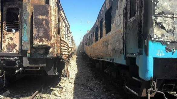 В результате обстрела ВСУ депо к северу от Донецка сгорело 25 вагонов, — Минтранс | Русская весна