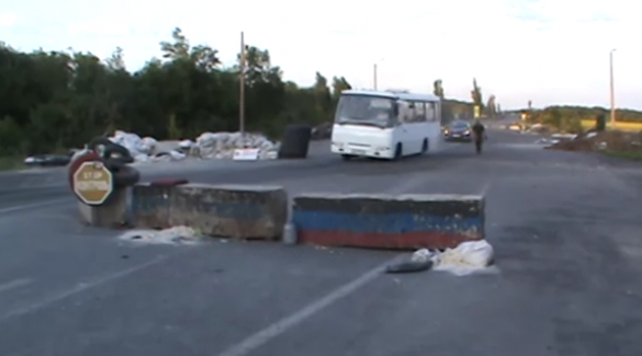 Украинские войска «героически захватили» 20-й блокпост в Шахтерске (видео) | Русская весна