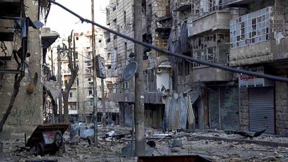 Разрушенный террористами ИГИЛ пригород Дамаска — кадры с беспилотника (ВИДЕО) | Русская весна