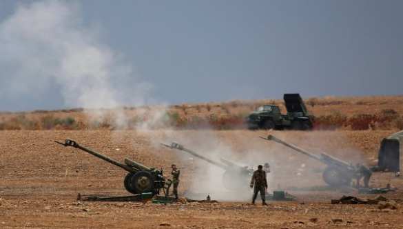 Сирийская армия проводит артподготовку перед наступлением на Идлиб | Русская весна