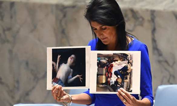 American strike on Syria and oddities of UN&#039;s chemcal weapon report  | Русская весна