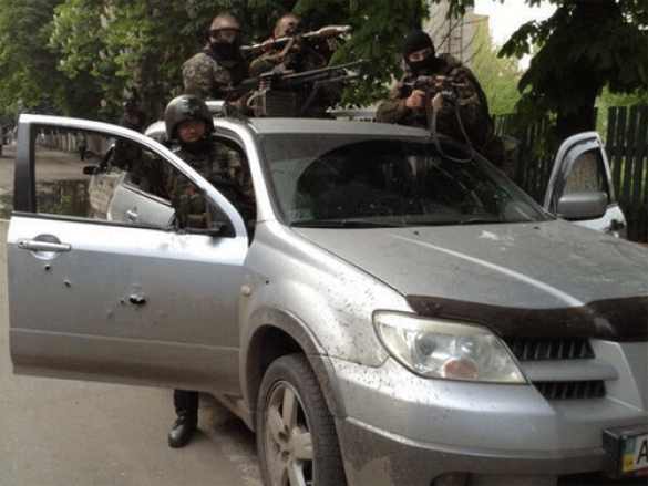 Ополченцы Славянска ночью атаковали позиции Нацгвардии (видео) | Русская весна