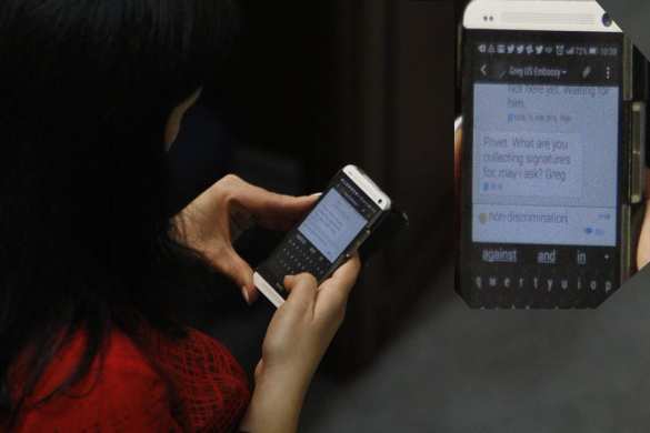 Украинские депутаты получают указания из посольства США в СМС (ФОТО) | Русская весна