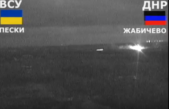 Как Украина нарушает минские договоренности — эксклюзивные кадры ночного обстрела (ВИДЕО) | Русская весна