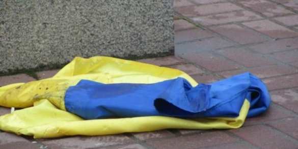 «Это Польша!» — поляки начали под аплодисменты срывать флаги Украины (ВИДЕО) | Русская весна