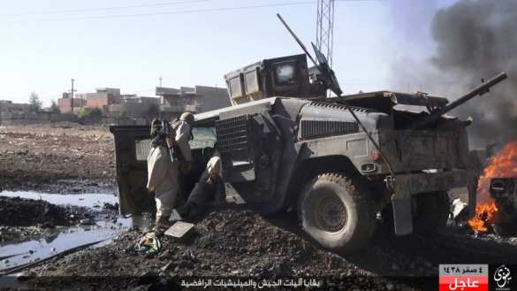 Дрон ИГИЛ уничтожил «Хаммер» бомбовым ударом (ФОТО, ВИДЕО) | Русская весна