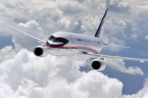 SSJ-100 сел в Краснодаре после отказа газовой турбины | Русская весна