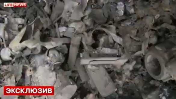 Сожженные танки и БМП ВСУ в полях под Старобешево (видео) | Русская весна