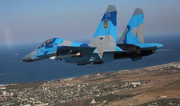 СРОЧНО: На Украине упал истребитель Су-27 | Русская весна