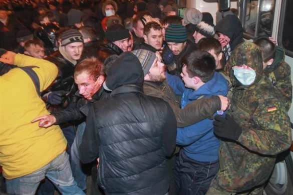 Центр Киева в ожидании социальных протестов, стянуты тысячи милиционеров | Русская весна