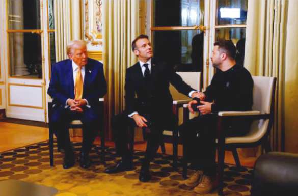 Reuters узнал новые подробности переговоров Трампа, Макрона и Зеленского | Русская весна