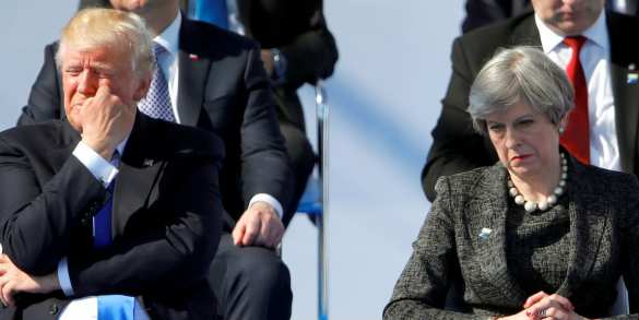 Трамп отказался встречаться с Мэй на G7: она его раздражает | Русская весна