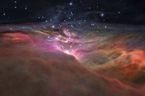 Путешествие сквозь розовую туманность — необычные кадры (ВИДЕО) | Русская весна